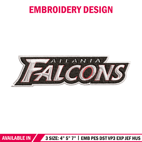 Atlanta Falcons Embroidery Design, Logo Embroidery, NFL Embroidery, Embroidery File, Logo shirt, Digital download.jpg