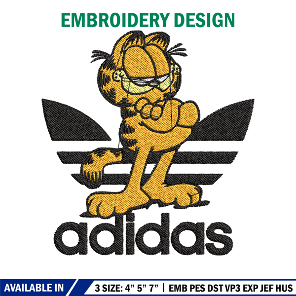 Cartoon cat adidas Embroidery Design, Adidas Embroidery, Brand Embroidery, Embroidery File,Logo shirt,Digital download.jpg