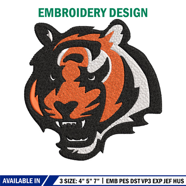 Cincinnati Bengals logo Embroidery, NFL Embroidery, Sport embroidery, Logo Embroidery, NFL Embroidery design..jpg