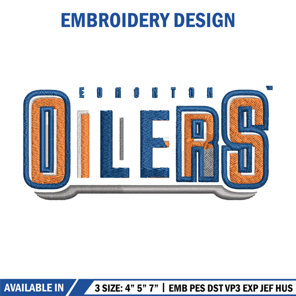 Edmonton Oilers logo Embroidery, NHL Embroidery, Sport embroidery, Logo Embroidery, NHL Embroidery design..jpg