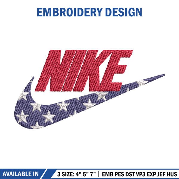 Nike red x star Embroidery Design, Brand Embroidery, Nike Embroidery, Embroidery File, Logo shirt, Digital download.jpg