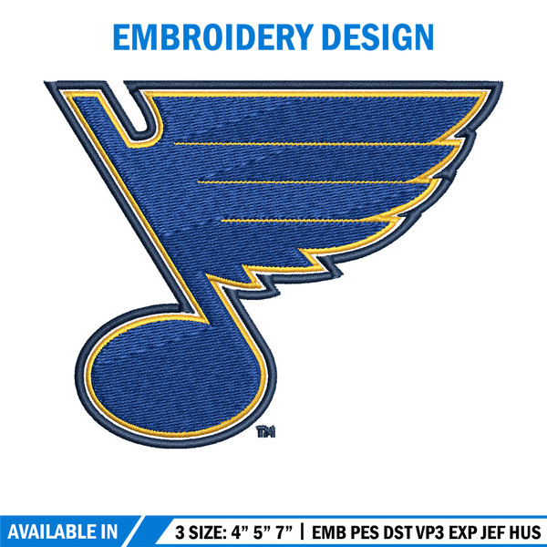 St. Louis Blues logo Embroidery, NHL Embroidery, Sport embroidery, Logo Embroidery, NHL Embroidery design.jpg