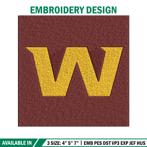 Washington Commanders Embroidery, NFL Embroidery, Sport embroidery, Logo Embroidery, NFL Embroidery design.jpg