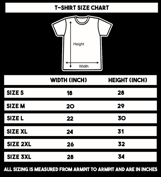 Sizing Charts  The Freedom State Labels