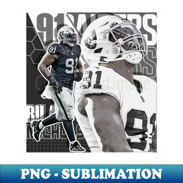 BF-20231027-867_Bilal Nichols Football Paper Poster Raiders 7 1237.jpg