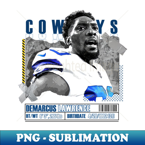 CS-20231027-2307_DeMarcus Lawrence Football Paper Poster Cowboys 10 6867.jpg