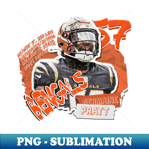 JW-20231027-3317_Germaine Pratt Football Paper Poster Bengals 11 7704.jpg