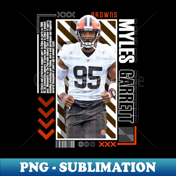 KN-20231027-6284_Myles Garrett Football Paper Poster Browns 9 8284.jpg