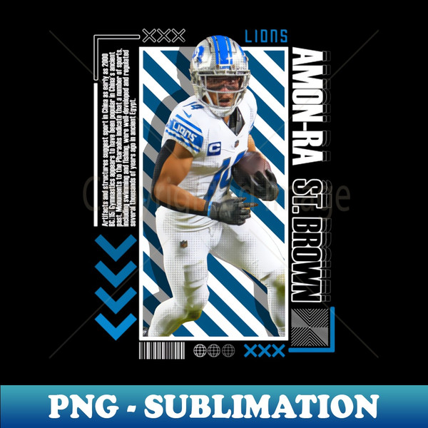 NB-20231027-422_Amon-Ra St Brown Football Paper Poster Lions 9 9623.jpg