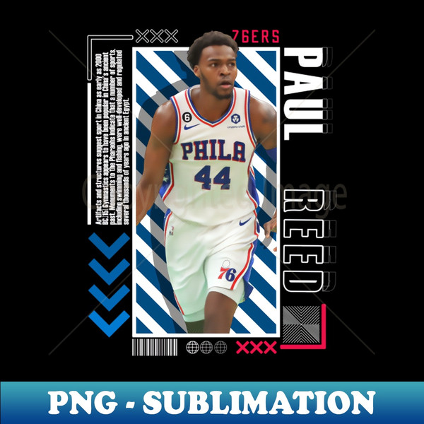 SL-20231027-6726_Paul Reed basketball Paper Poster 76ers 9 5355.jpg