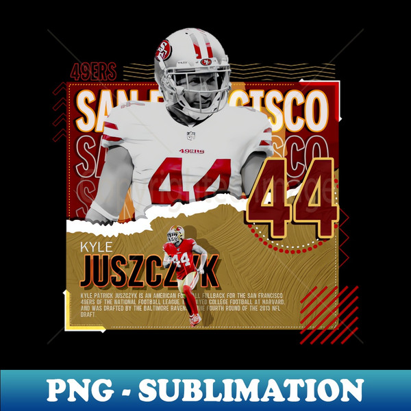 DB-20231027-5466_Kyle Juszczyk Football Paper Poster 49ers 5636.jpg