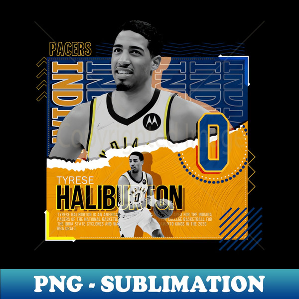 HH-20231027-9316_Tyrese Haliburton Basketball Paper Poster Pacers 8578.jpg