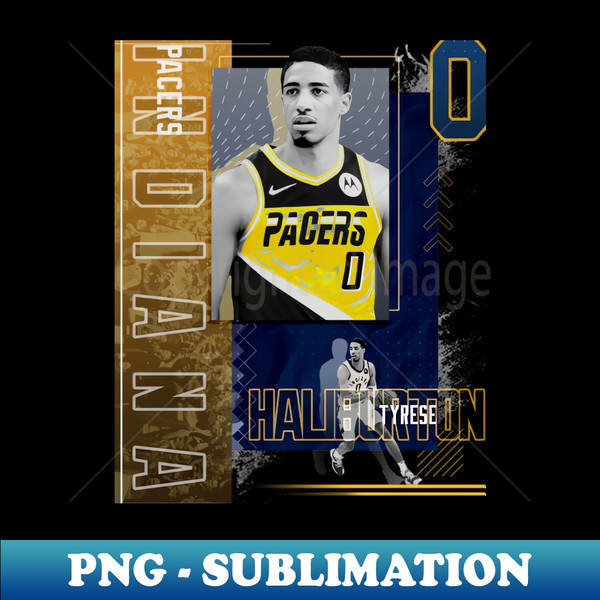 QU-20231027-9311_Tyrese Haliburton Basketball Paper Poster Pacers 2 2237.jpg