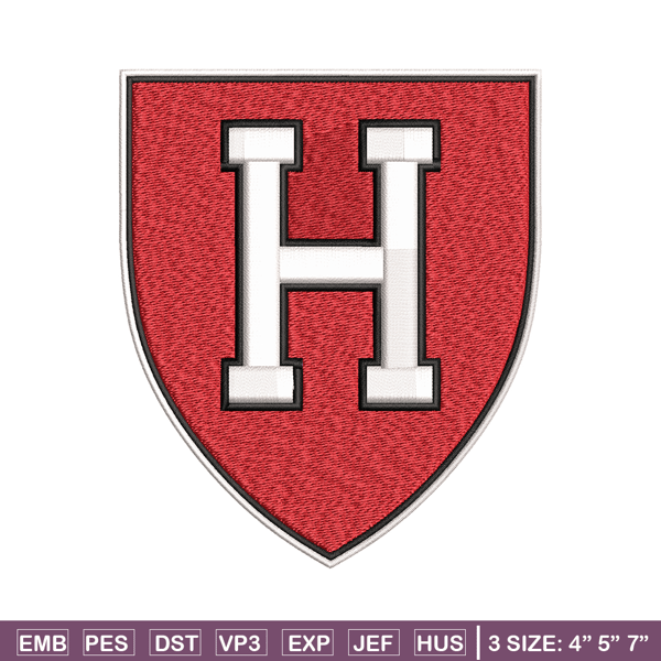 Harvard Crimson embroidery design, Harvard Crimson embroidery, logo Sport, Sport embroidery, NCAA embroidery..jpg