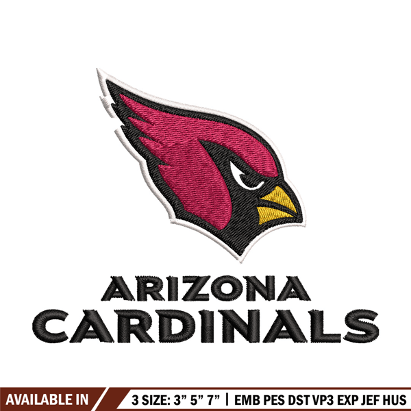 Arizona bird Embroidery Design, Logo Embroidery, NFL Embroidery, Embroidery File,Logo shirt, Digital download.jpg