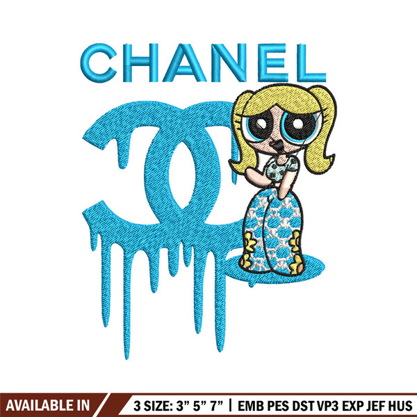 Chanel blue girl Embroidery Design, Chanel Embroidery, Brand Embroidery, Embroidery File, Logo shirt, Digital download.jpg