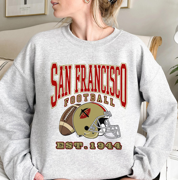 San Francisco 49ers Sweatshirt, Retro San Francisco T-Shirt