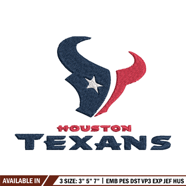 Houston Texans logo Embroidery, NFL Embroidery, Sport embroidery, Logo Embroidery, NFL Embroidery design..jpg