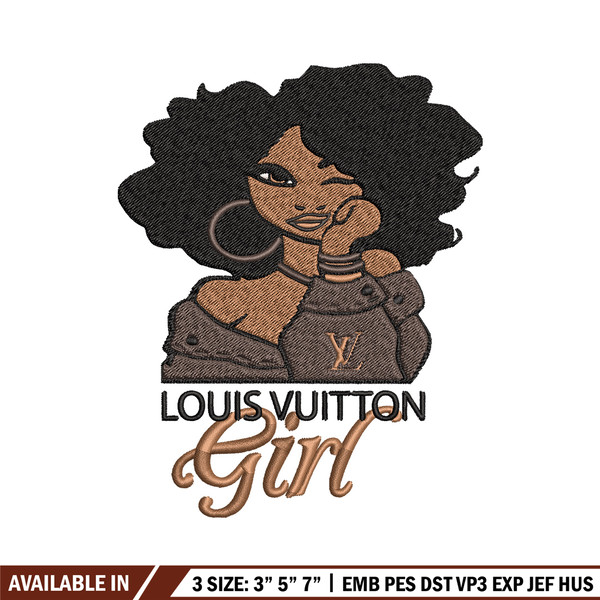 Louis vuitton girl Embroidery Design, Lv Embroidery, Embroidery File, Brand Embroidery, Logo shirt, Digital download.jpg