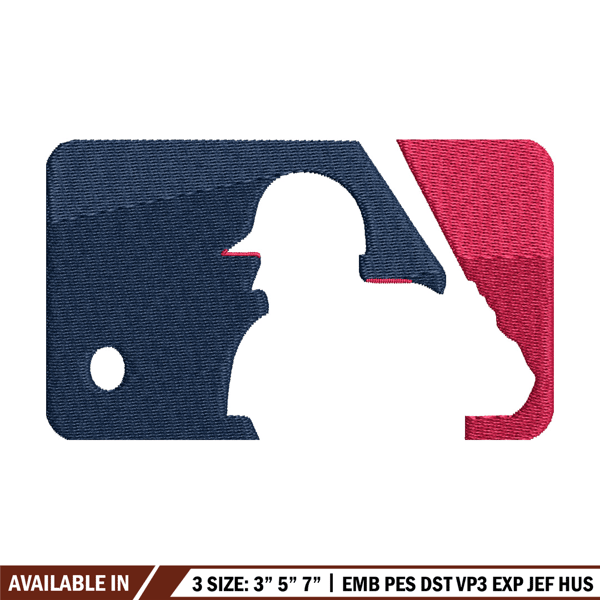 Major League Baseball logo Embroidery, MLB Embroidery, Sport embroidery, Logo Embroidery, MLB Embroidery design.jpg