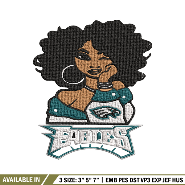 Philadelphia Eagles embroidery design, NFL girl embroidery, Philadelphia Eagles embroidery, NFL embroidery.jpg