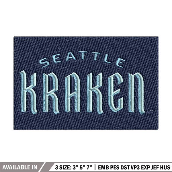 Seattle Kraken logo Embroidery, NHL Embroidery, Sport embroidery, Logo Embroidery, NHL Embroidery design..jpg