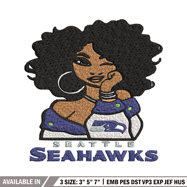 Seattle Seahawks Girl embroidery design, NFL girl embroidery, Seattle Seahawks embroidery, NFL embroidery.jpg