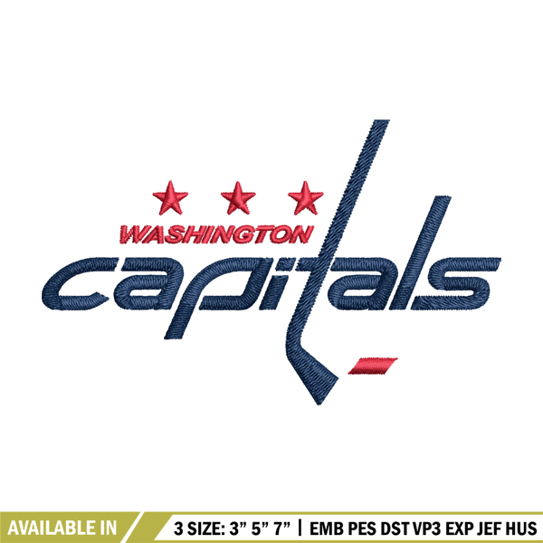 Washington Capitals logo Embroidery, NHL Embroidery, Sport embroidery, Logo Embroidery, NHL Embroidery design.jpg