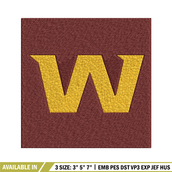 Washington Commanders Embroidery, NFL Embroidery, Sport embroidery, Logo Embroidery, NFL Embroidery design.jpg