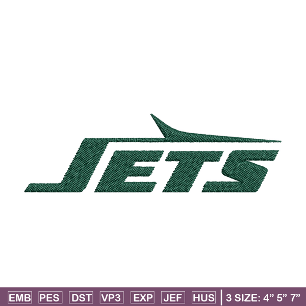 New York Jets logo Embroidery, NFL Embroidery, Sport embroidery, Logo Embroidery, NFL Embroidery design.jpg