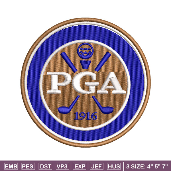 Pga Logo embroidery design, Pga Logo embroidery, logo design, embroidery file, Golf embroidery, Digital download.jpg