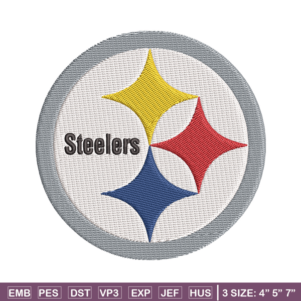 Pittsburgh Steelers logo Embroidery, NFL Embroidery, Sport embroidery, Logo Embroidery, NFL Embroidery design.jpg