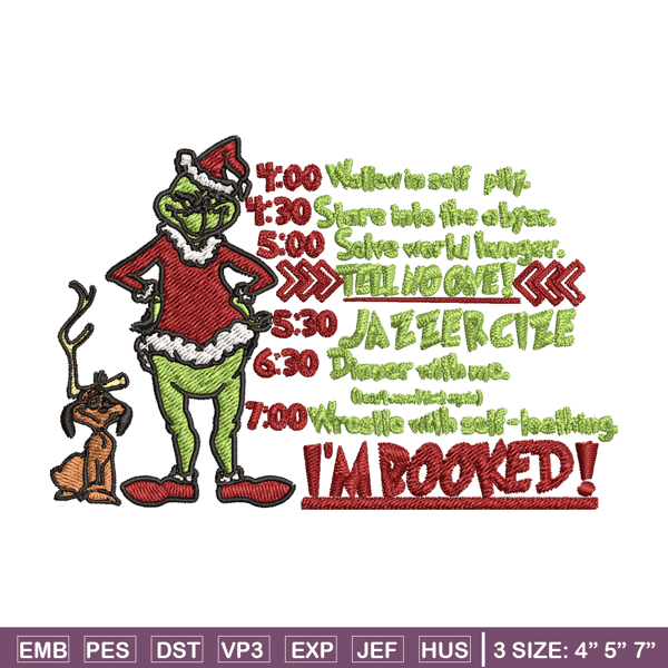 The Grinch Embroidery design, Grinch christmas Embroidery, Grinch design, Embroidery file, logo shirt, Instant download..jpg