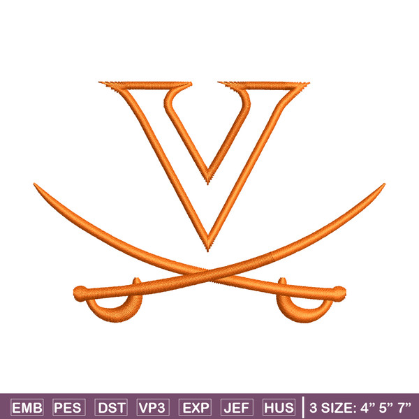 Virginia Cavaliers embroidery design, Virginia Cavaliers embroidery, logo Sport, Sport embroidery, NCAA embroidery..jpg
