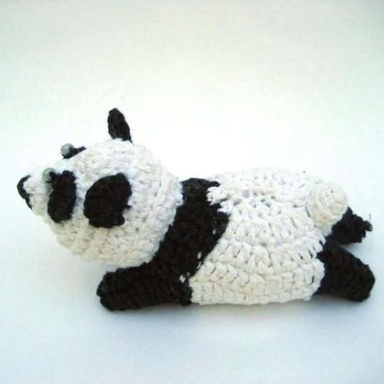 Souvenir toy Panda_amigurumi panda_handmade_panda a pendant on a bag_panda a suspension on the car mirror_kids toy.jpg