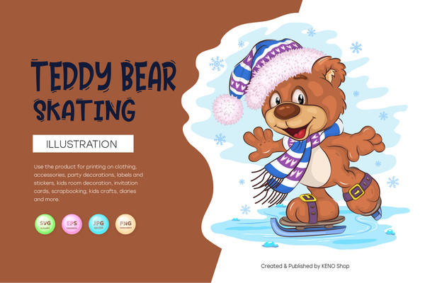 Cartoon Teddy Bear Skating_preview_01_1.jpg