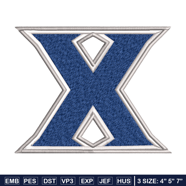 Xavier Musketeers embroidery design, Xavier Musketeers embroidery, logo Sport, Sport embroidery, NCAA embroidery..jpg