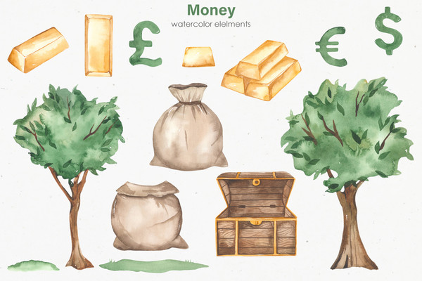 2 Money watercolor collection.jpg