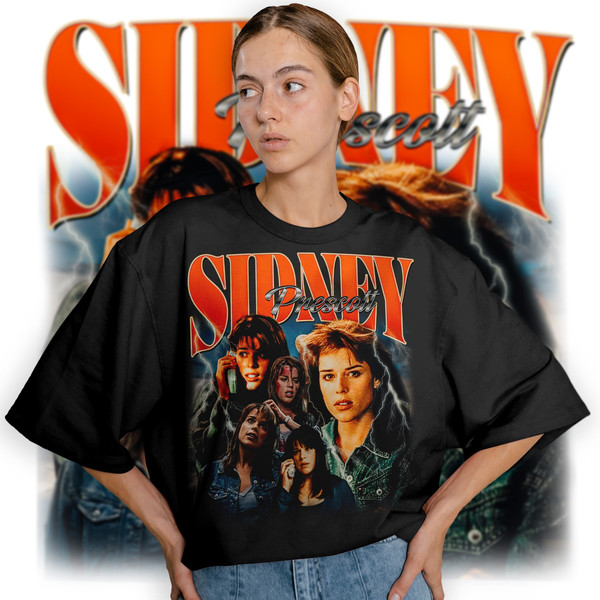 Limited Sidney Prescott Vintage T-Shirt, Sidney Prescott Graphic Unisex T-shirt, Retro 90's Fans Homage T-shirt, Gift For Women and Men - 1.jpg