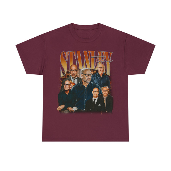 Limited Stanley Tucci Vintage T-Shirt, Graphic T-shirt, Retro 90's Fans Homage T-shirt, Gift For Women and Men - 6.jpg