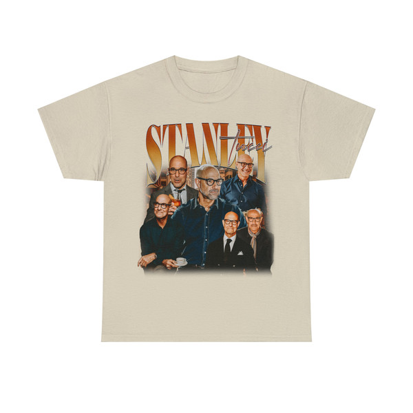 Limited Stanley Tucci Vintage T-Shirt, Graphic T-shirt, Retro 90's Fans Homage T-shirt, Gift For Women and Men - 8.jpg