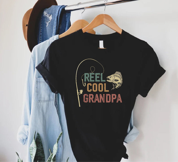Reel Cool Grandpa Shirt PNG,Grandpa Fishing Gift,Fisherman F - Inspire  Uplift