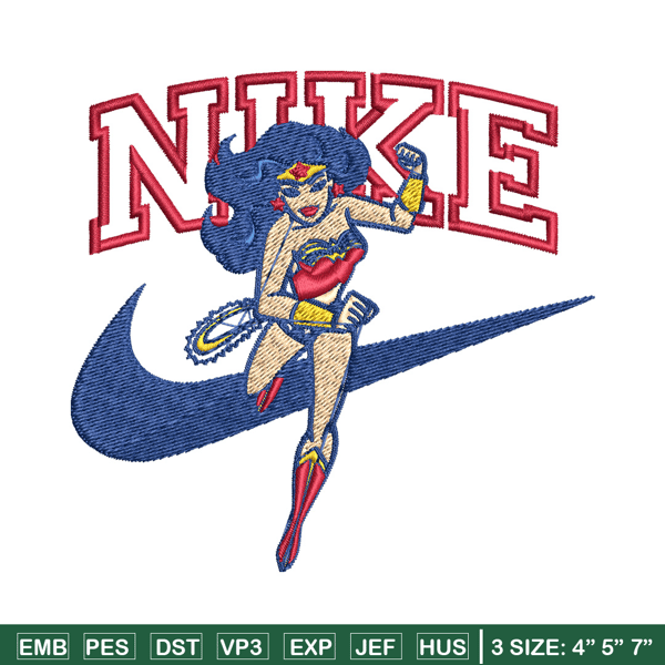 Nike wonder woman Embroidery Design, Brand Embroidery, Nike Embroidery, Embroidery File, Logo shirt,Digital download.jpg