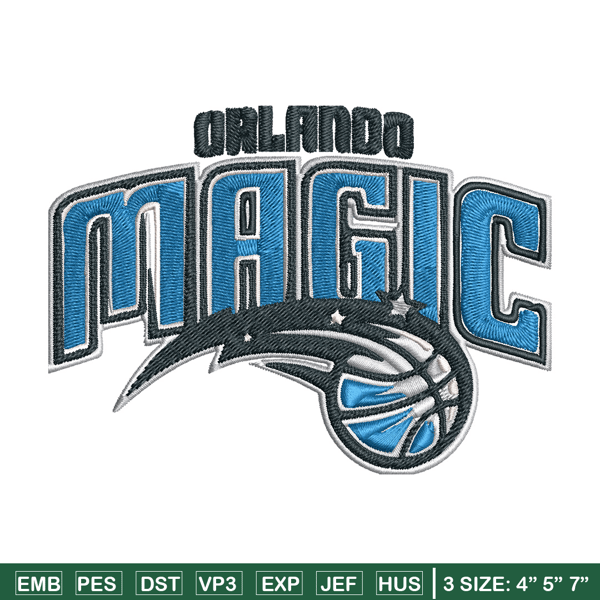 Orlando Magic logo Embroidery, NBA Embroidery, Sport embroidery, Logo Embroidery, NBA Embroidery design..jpg