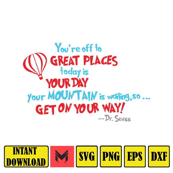 Dr Seuss Svg Layered Item, Dr. Seuss Quotes Cat In The Hat Svg Clipart, Cricut, Digital Vector Cut File, Cat And The Hat (108).jpg