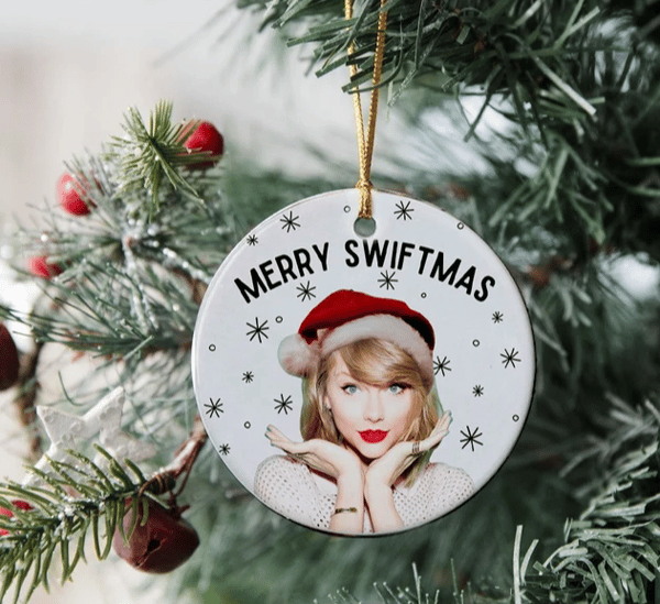 Merry Swiftmas Ornament, Taylor Swift Christmas Ornament , T