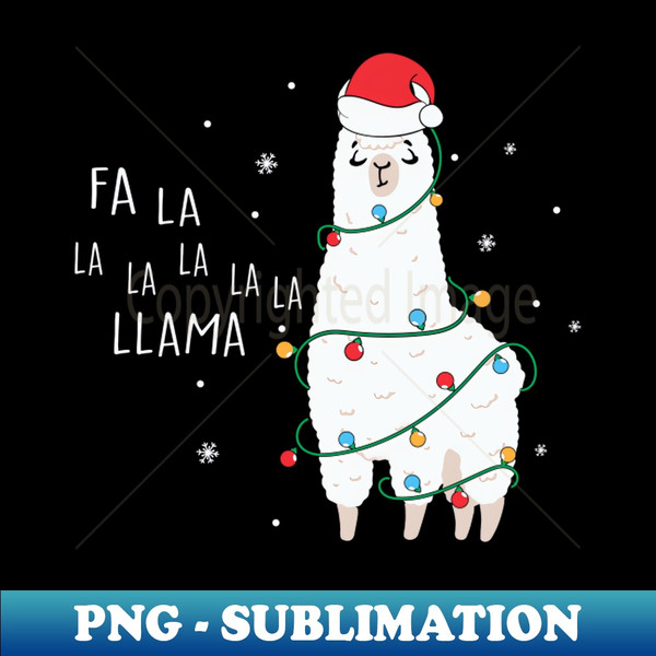 EL-20231102-5437_Fa La La Llama Santa Hat Wrapped in Christmas Lights 9582.jpg