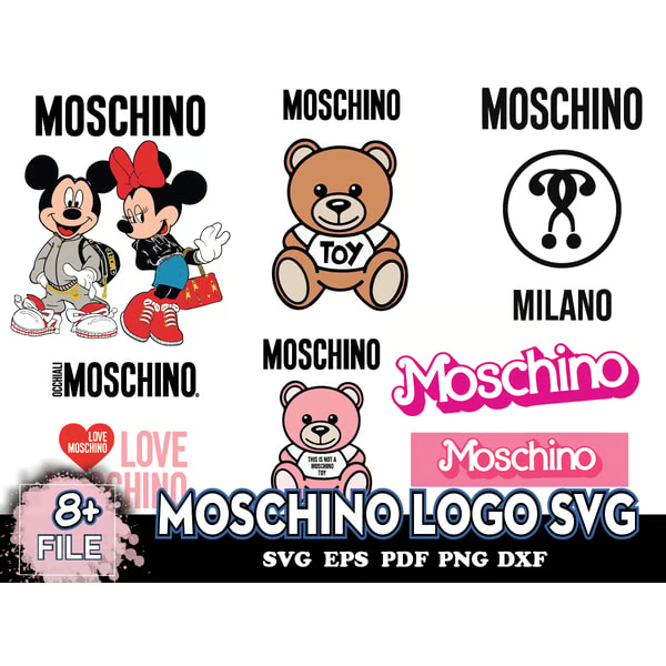 Moschino Logo SVG, Moschino Logo PNG, Logo Designs, Brand Lo - Inspire ...