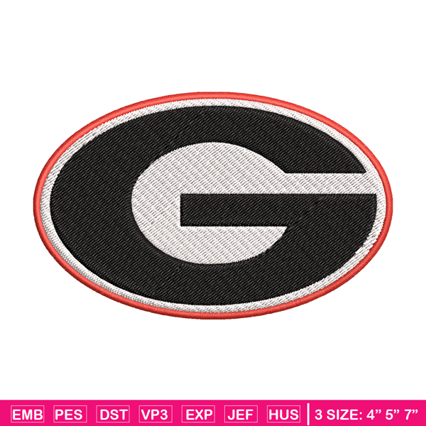 Georgia Bulldogs embroidery design, Georgia Bulldogs embroidery, logo Sport, Sport embroidery, NCAA embroidery..jpg