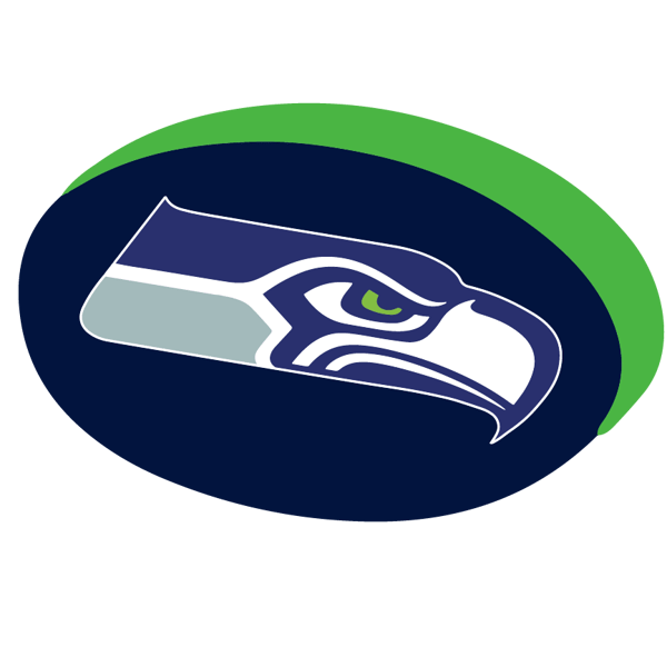 NFL Seattle Seahawks Badge Reel : : Sports, Fitness & Outdoors